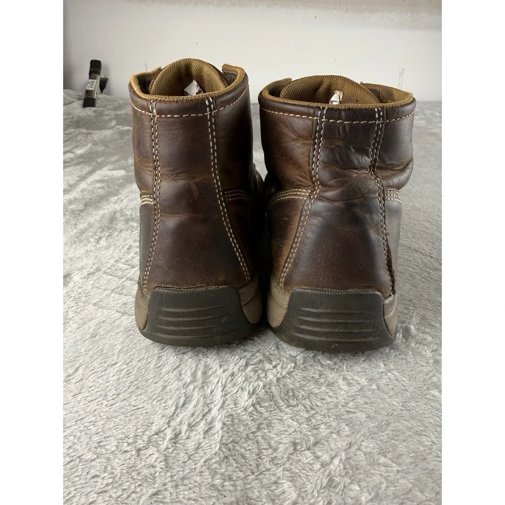 Carhartt Men's Moc Toe Leather Work Boots Brown 6